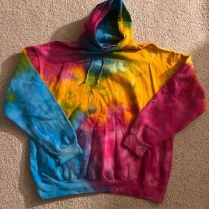 Colorful Tie-Dye Hoodie